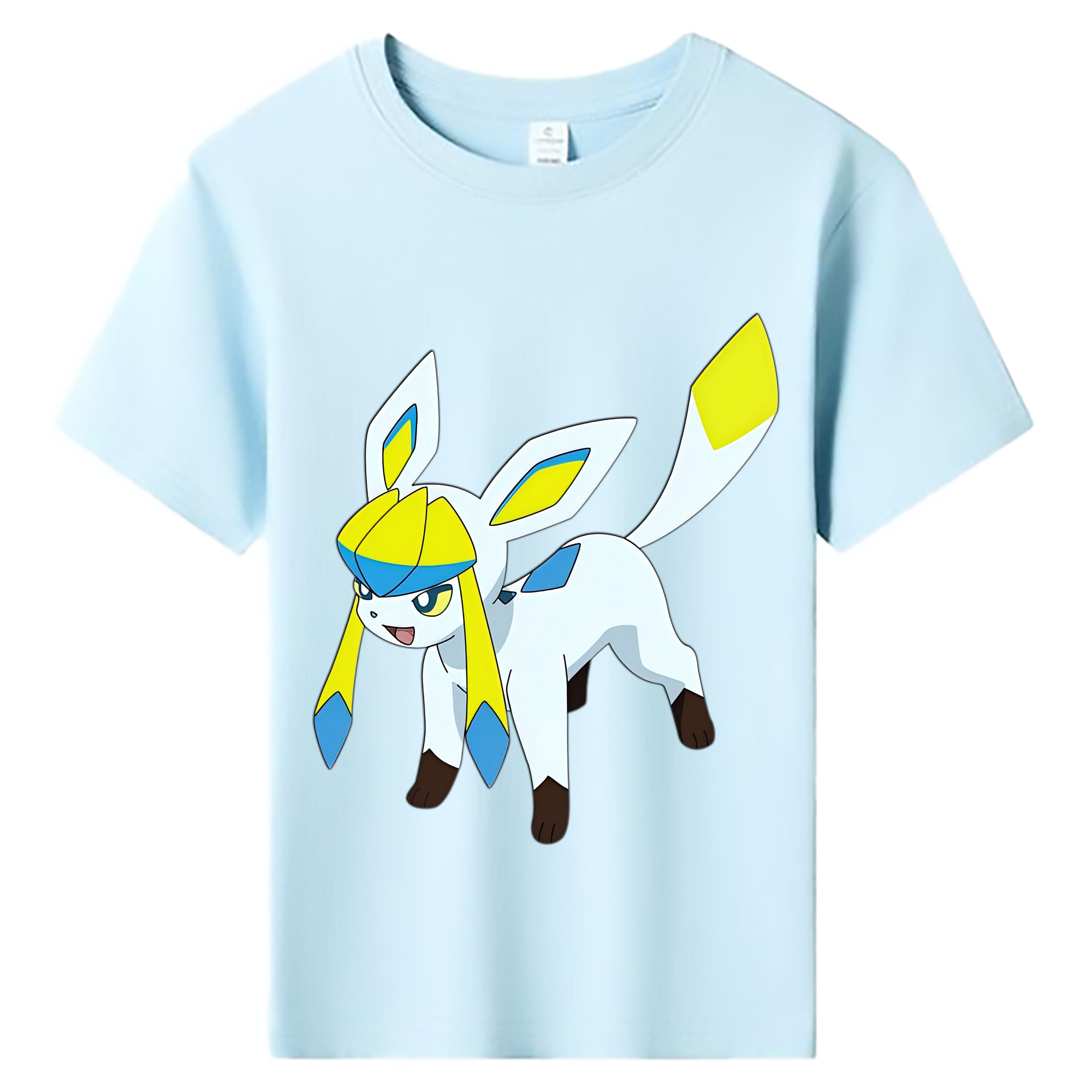 （画像用） Digimon デジタルモンスター/デジモン 綿100％キッズTシャツ（フロントプリント）